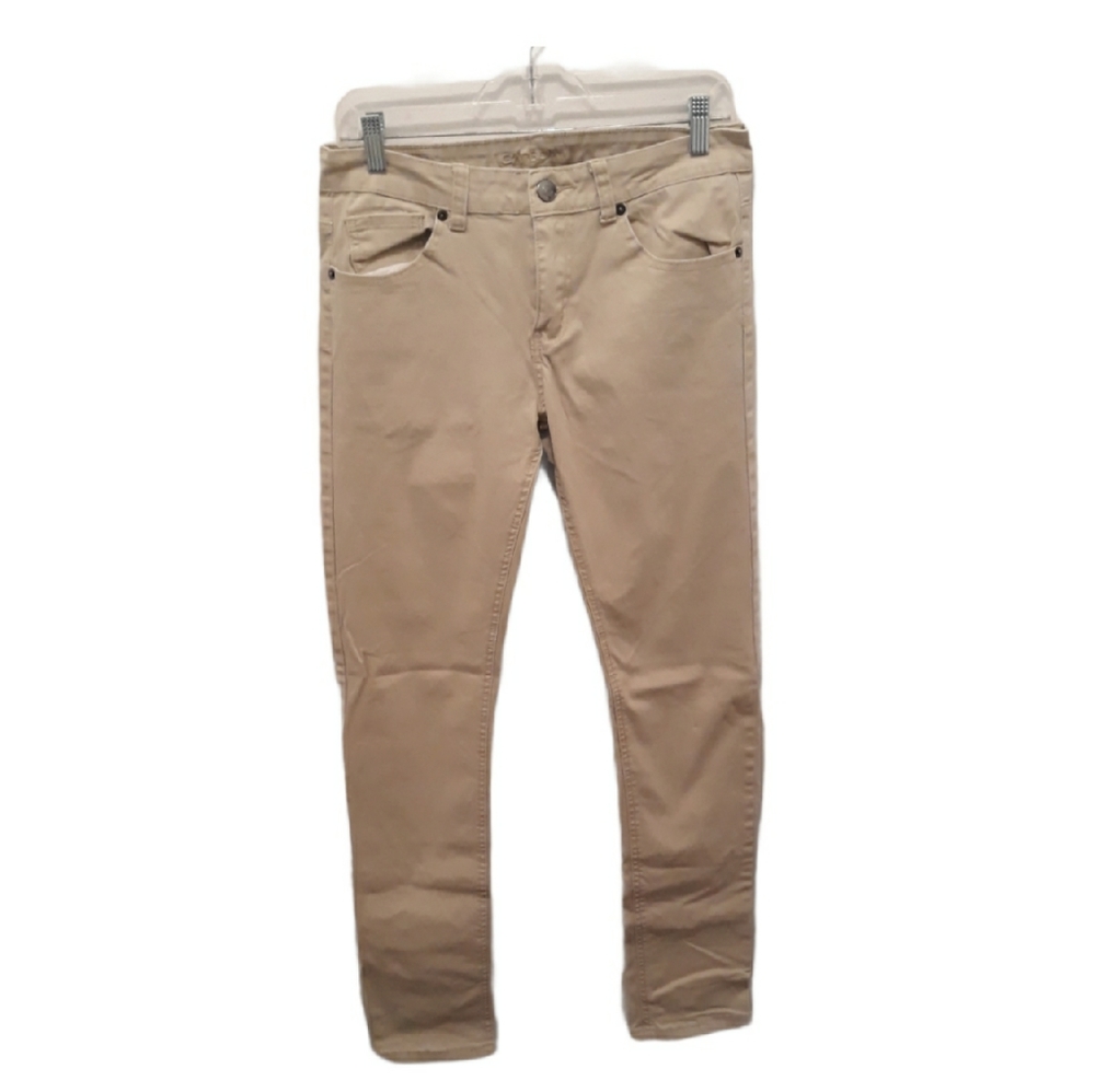 Mens Carbon Khaki Skinny Jeans